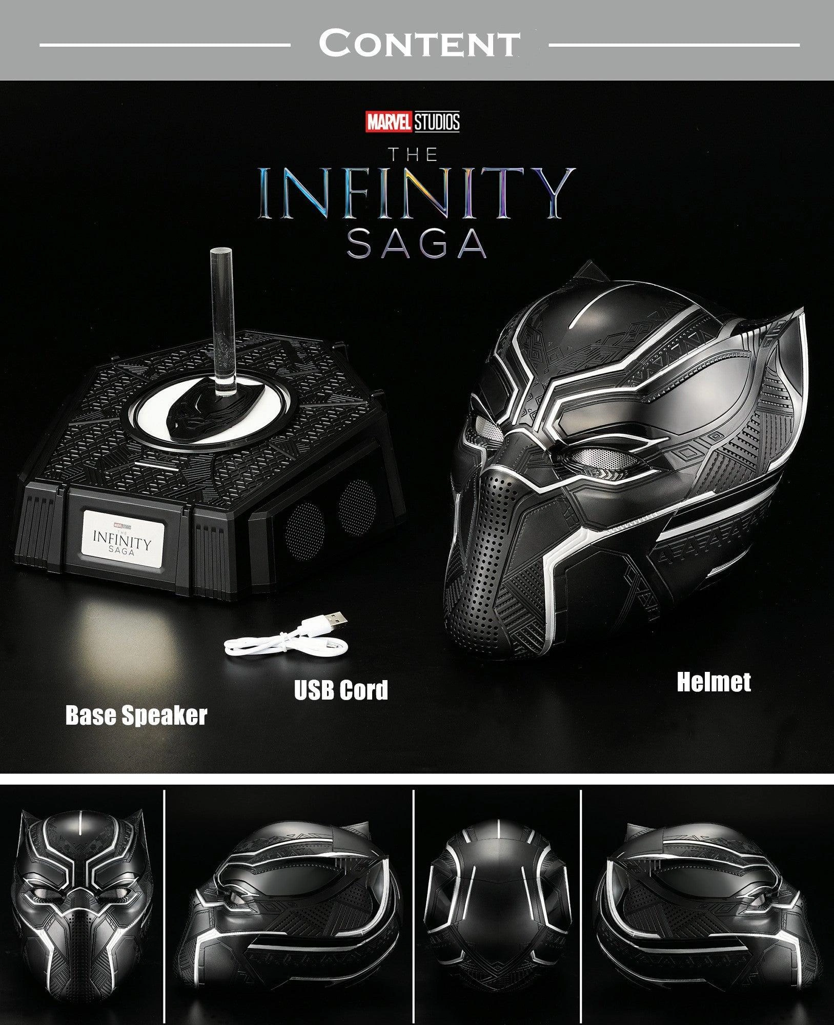 Black Panther Head Mask - Immersive Sound, Ultimate Cosplay Upgrade!